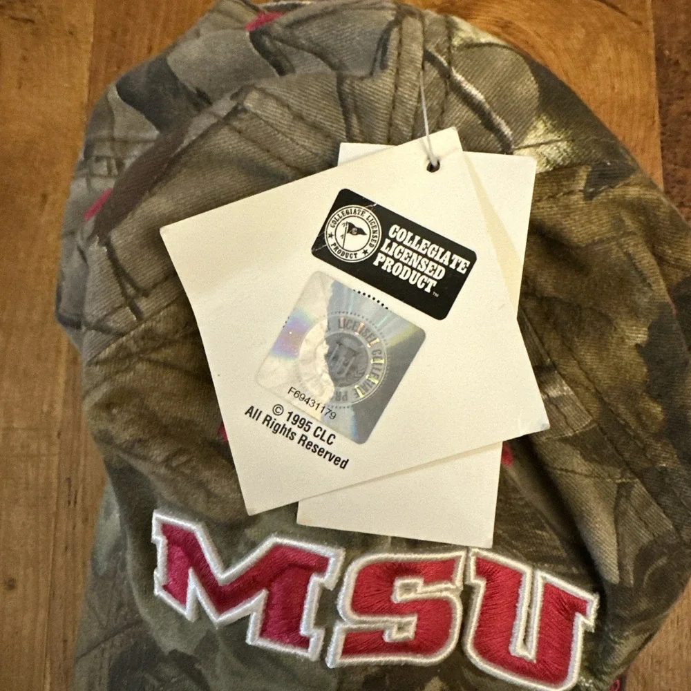 RealTree Mississippi State Bulldogs Joe T's Sports Wear Pink NWT Vintage